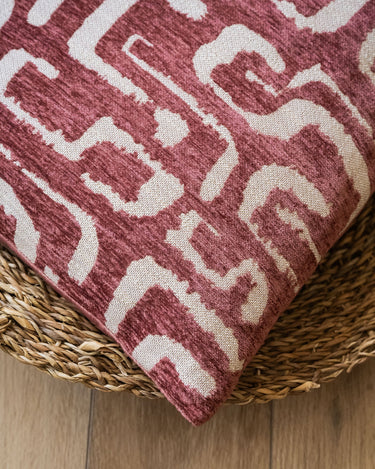 Cushion Liam Burgundy - Things I Like Things I Love
