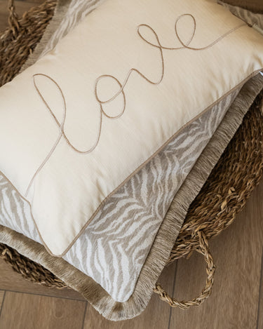 Cushion Love Beige - Things I Like Things I Love