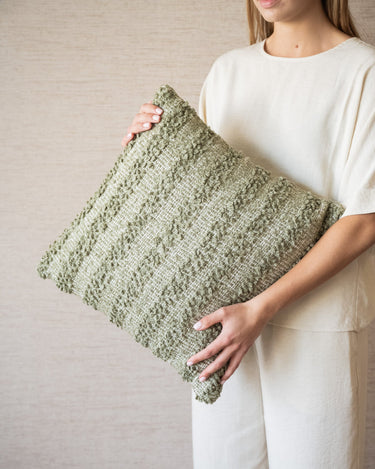 Cushion Maglie Olive Green 45x45 - Things I Like Things I Love