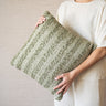 Cushion Maglie Olive Green 45x45 - Things I Like Things I Love