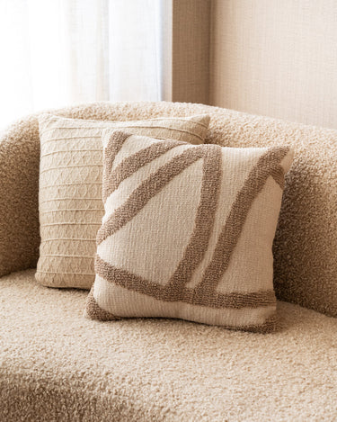 Cushion Majani Taupe - Things I Like Things I Love