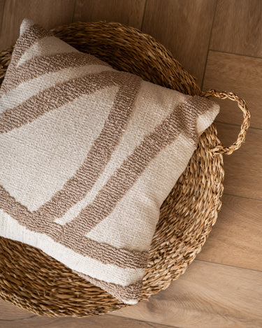 Cushion Majani Taupe - Things I Like Things I Love
