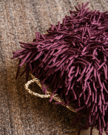 Cushion Moppy Burgundy - Things I Like Things I Love