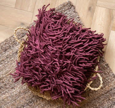 Cushion Moppy Burgundy - Things I Like Things I Love