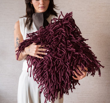 Cushion Moppy Burgundy - Things I Like Things I Love