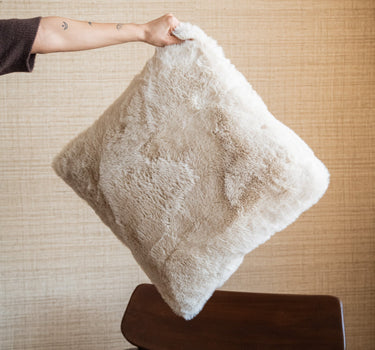 Cushion Mosa Fluffy Beige 50x50 - Things I Like Things I Love