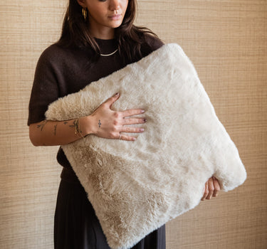 Cushion Mosa Fluffy Beige 50x50 - Things I Like Things I Love