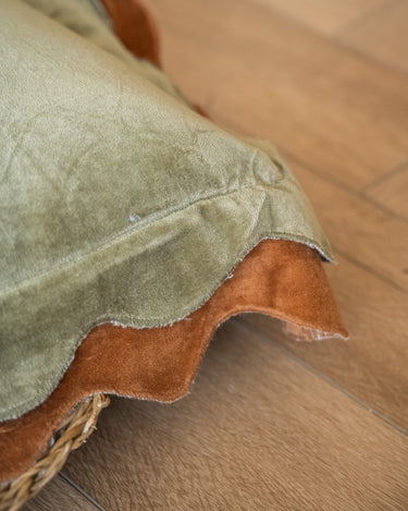 Cushion Nina Olive Green - Things I Like Things I Love