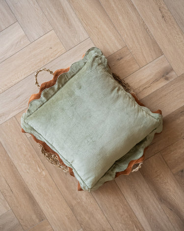 Cushion Nina Olive Green - Things I Like Things I Love
