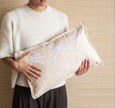 Cushion Palm Tree Beige - Things I Like Things I Love