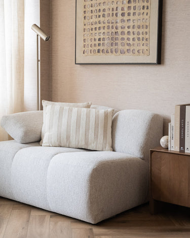 Cushion Raya Stripe Beige - Things I Like Things I Love