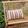 Cushion Riga Burgundy/Matcha Green - Things I Like Things I Love