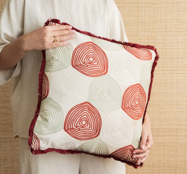 Cushion Sem Swirl Retro - Things I Like Things I Love