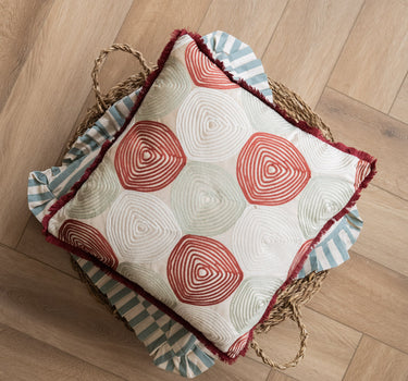 Cushion Sem Swirl Retro - Things I Like Things I Love
