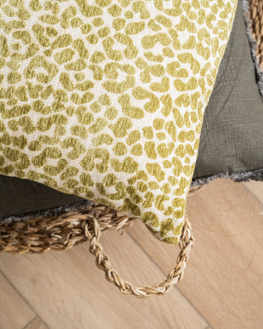 Cushion Siem Leopard Green - Things I Like Things I Love