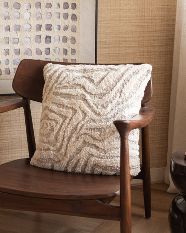 Cushion Swirl Beige - Things I Like Things I Love