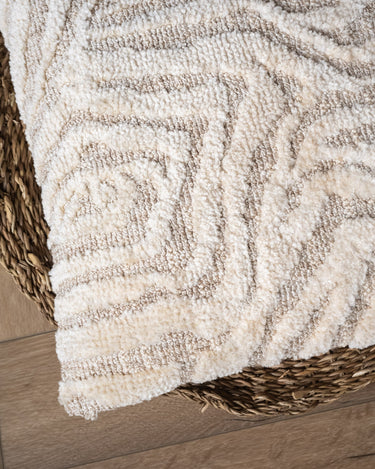 Cushion Swirl Beige - Things I Like Things I Love