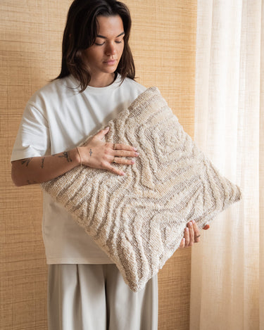 Cushion Swirl Beige - Things I Like Things I Love