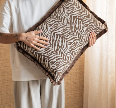 Cushion Tigra Brown - Things I Like Things I Love