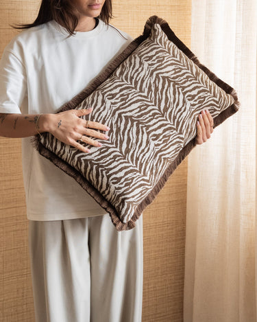 Cushion Tigra Brown - Things I Like Things I Love