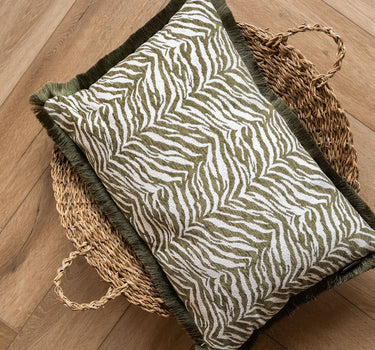 Cushion Tigra Green - Things I Like Things I Love