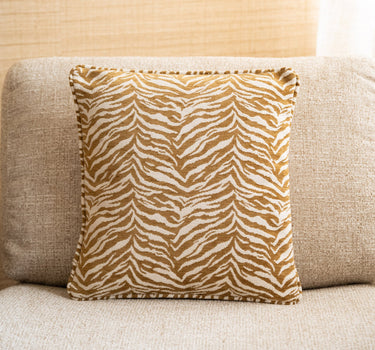 Cushion Tigra Ochre 45x45 - Things I Like Things I Love