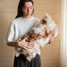 Cushion Velora Fluffy Brown - Things I Like Things I Love