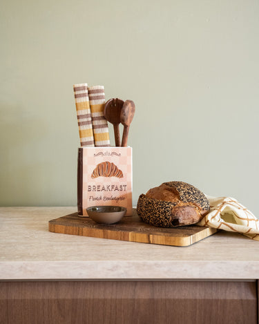 Cutlery Jar Breakfast Croissant - Things I Like Things I Love