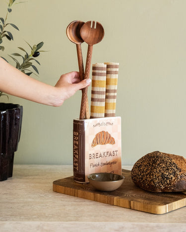 Cutlery Jar Breakfast Croissant - Things I Like Things I Love