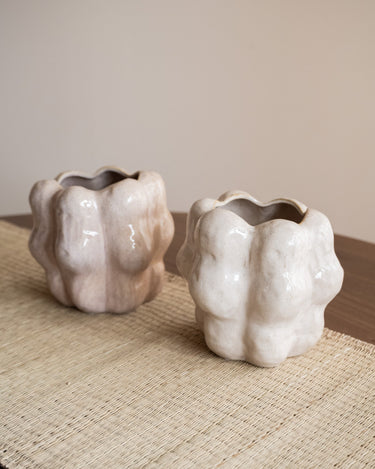 Cutlery Jar Ceramic Cream - Things I Like Things I Love