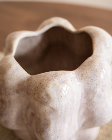 Cutlery Jar Ceramic Cream - Things I Like Things I Love