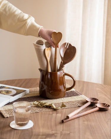 Cutlery Jar Costa Brown - Things I Like Things I Love