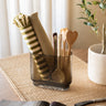 Cutlery Jar Fluence Glass Brown - Things I Like Things I Love