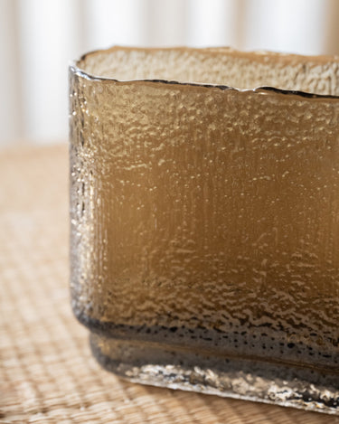 Cutlery Jar Fluence Glass Brown - Things I Like Things I Love