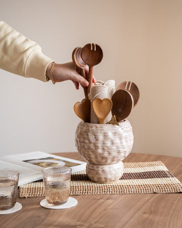 Cutlery Jar Juli Ceramic - Things I Like Things I Love