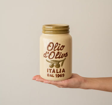 Cutlery Jar Olio D'Oliva - Things I Like Things I Love