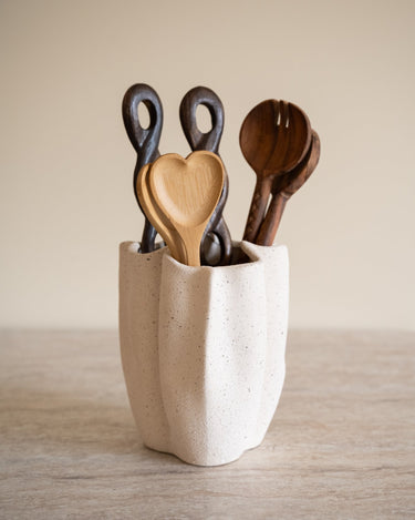 Cutlery Jar Sanguli Crème - Things I Like Things I Love