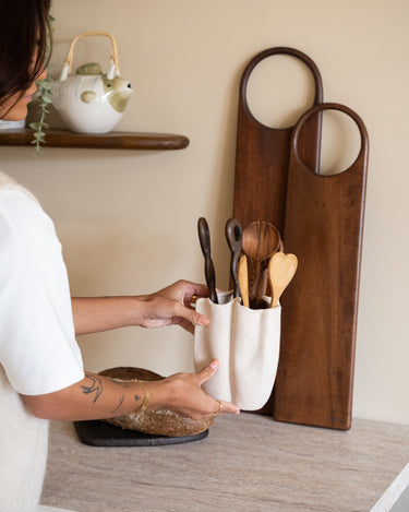Cutlery Jar Sanguli Crème - Things I Like Things I Love