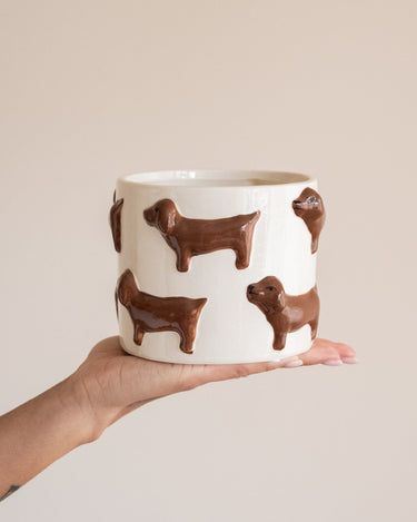 Cutlery Jar Sausage Dog - Things I Like Things I Love