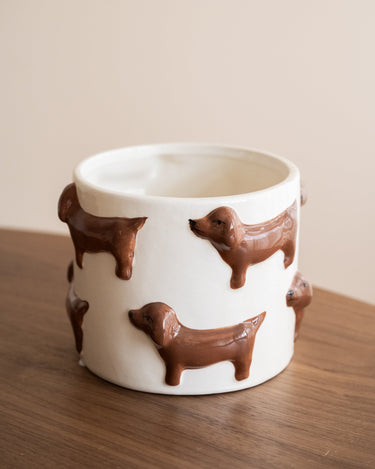 Cutlery Jar Sausage Dog - Things I Like Things I Love