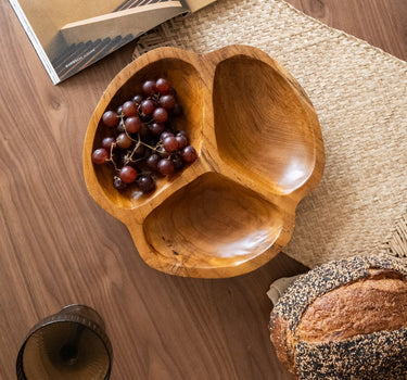 Deco Bowl Nola Teak Wood - Things I Like Things I Love