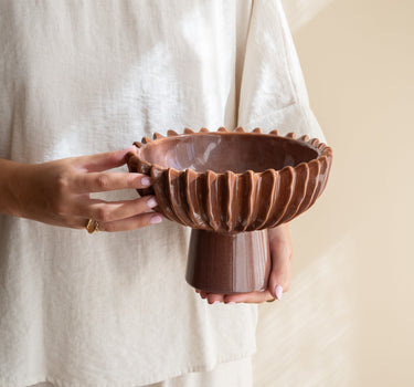 Deco Bowl Plinth Terra - Things I Like Things I Love