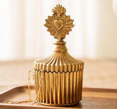 Deco Box Golden Heart - Things I Like Things I Love