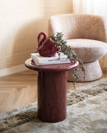 Deco Planter Swan Burgundy - Things I Like Things I Love