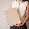 Deco / Storage Book Slow Spaces Linen - Things I Like Things I Love