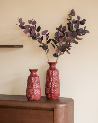 Deco Vaas Aztec Bordeaux - Things I Like Things I Love