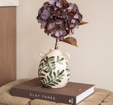 Deco Vaas Bladeren Groen - Things I Like Things I Love