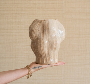 Deco Vaas Organisch Beige - Things I Like Things I Love