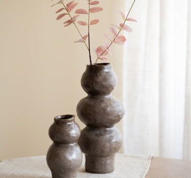 Deco Vaas Rogano Dark Brown - Things I Like Things I Love