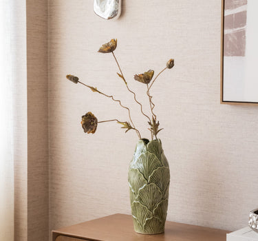 Deco Vaas Sculpt Groen - Things I Like Things I Love
